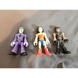 Imaginext DC Comics‎ Super Friends Wonder Woman Joker Etc. Figures (3)